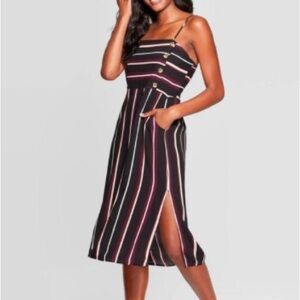 XHILIRATION-STRIPED DRESS-SIZE SMALL